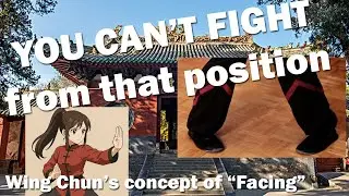 YOU CAN'T FIGHT from THAT stance! Wing Chun concepts - what is facing?