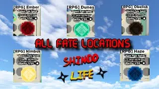 ALL FATE SPIRIT LOCATIONS Shindo Life | Roblox Shinobi Life 2⭐️