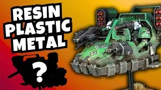 This out of print vehicle is plastic, resin, and METAL