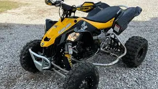 2015 Can-Am DS450X XC walk around and ride