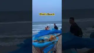 Eliot&rsquo;s Beach  is peaceful and serene. #beachesofindia #beachesofchennai #chennaibeach