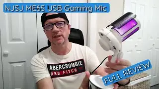 Обзор USB-микрофона NJSJ ME6S для ПК, игрового микрофона для PS4, PS5, Mac, iPhone, конденсаторного микрофона