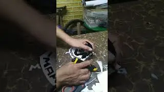 hand cut black mamba logo on vinyl sticker