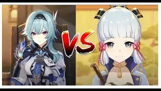 Eula vs Ayaka ( Raiden Shogun Weekly Boss )
