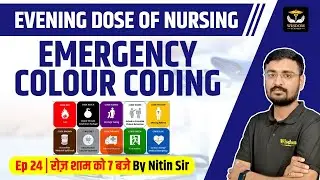 HOSPITAL EMERGENCY CODES | EMERGENCY COLOUR CODING | NITIN SIR | WISDOM NURSING CLASSES