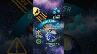 The Ozone Layer: Earth&rsquo;s Invisible Shield! #shorts #ytshorts #youtubeshorts #ozon #ozone