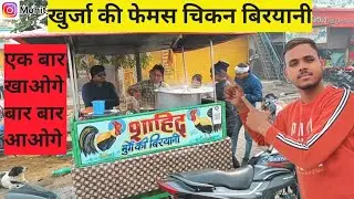 Khurja Ki Famous Chicken Biryani | Khurja Vlog | @up13mohit
