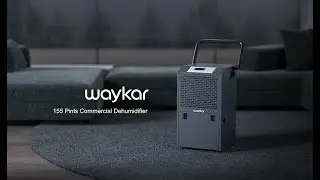 Waykar 155 Pints Commercial Dehumidifier for Space up to 7500 Sq. Ft
