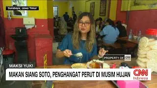 Makan Siang Soto, Penghangat Perut di Musim Hujan