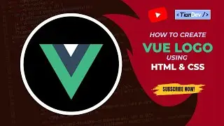 Vue Logo Using HTML and CSS - Pure CSS Logo - TianDev