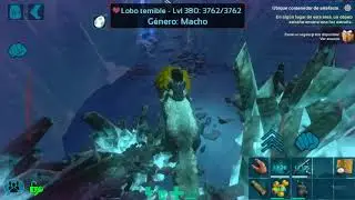 [Ark Mobile] Pasando cueva de Yeti con lobo 🐺✌️