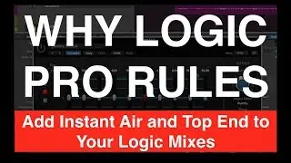 Add Instant Top End Air to Your Logic Mixes With Just the Vintage Graphic EQ
