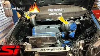 Big Turbo 9th Gen civic si 