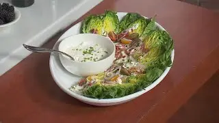 Lunchbreak:  Baby Wedge Salad with Blue Cheese Dressing