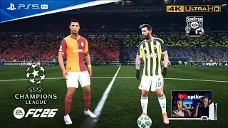 Ronaldo Galatasaray&rsquo;da, Messi Fenerbah&ccedil;e&rsquo;de! | GS&ndash;FB UCL Finali 🔥 4K PS5 Pro &ndash; FC 26