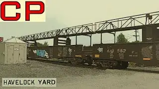 CP EB with CWR train on Belleville Subdivision