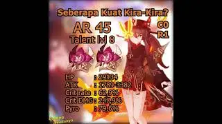 Seberapa Kuat Kira-Kira Hu Tao di AR 45?(Talent 8)(Staff of Homa)(Gladiator)