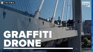 Graffiti-battling drones take flight in highway cleanup program