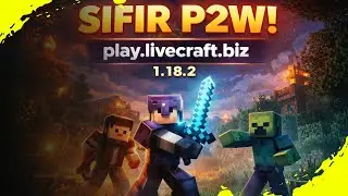 SIFIR P2W Minecraft Survival Sunucusu A&ccedil;tık | İzleyicilerle Oynuyoruz