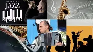 Jazz accordion баян Konstantin (acco), Eugene (sax) Concert 