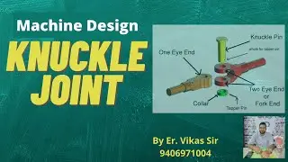 Design Procedure of Knuckle Joint || Machine Design || By Er. Vikas Sir ||_Mechanical Engineering