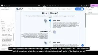 How to Add a How it Works Section in Elementor | OneClickBlocks Widget