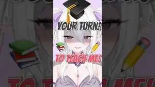 Your Turn To Teach Me Something! #mentalhealth #therapy #tips #vtuber