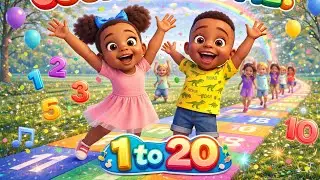 Count With Me! | Learn Numbers 1 to 20 | Fun Kids Song & Dance | Animated Learning Video