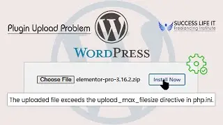 ✔How to FIX Plugin Upload | The Uploaded File Exceeds The Upload_Max_Filesize Directive in php.ini.