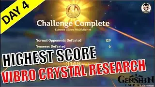 [Day 4: Gold Medal] Vibro-Crystal Research | Fluid Principles | Genshin Impact