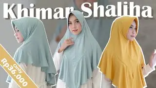 Khimar Shaliha by DianHijabSurabaya Hijab Instan Bahan Jersey Crepe Premium Bisa Cod Hanya Rp36.000