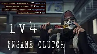 CS:GO INSANE 1V4 CLUTCH