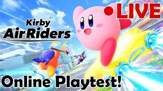 Kirby Air Riders - Global Test Drive Demo - LIVESTREAM!!!