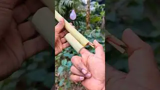 amazing  powerful arrow gun #reels #bamboo #slingshot #craft #diy