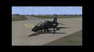 FSX Just Flight Hawk T1 Start and Go!