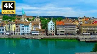 ZURICH 4K HDR: Switzerland’s Most Beautiful City in Cinematic Ultra HD | 4K HDR TV Demo