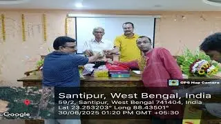 Farewell to Asim Kumar Biswas, Mathematics Department, Santipur College, 30.06.2025