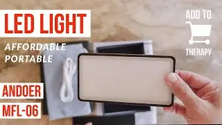 ANDOER MFL-06 LED LIGHT | Best Affordable VIDEO LED LIGHT with POWER BANK Function | Unboxing