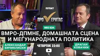 ВМРО-ДПМНЕ, домашната сцена и меѓународната политика со Драган Ковачки |Проверитас|Proveritas S02E24