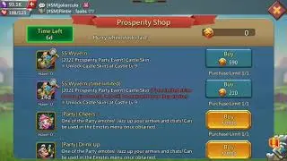 The easy way to get Prosperity Pearls for F2P ( SS Wyvern) Lords Mobile