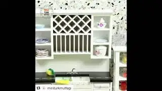 Mini food/человек готовит маленькую , но настоящую еду /мини еда
