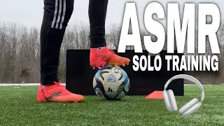 ASMR Solo Training Session Football / Soccer in Puma Future 7 Elite