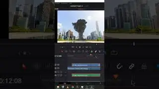 blast effect green screen davinci resolve #shorts #videoediting #edit #greenscreen