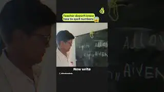English teacher can't spell 
