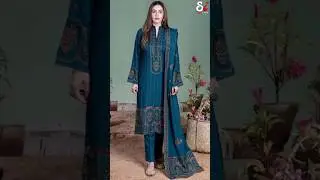 🥀 NEW ARRIVAL 🥀 NOOR-E-FAJAR WINTER COLLECTION ❄️ HEAVY EMBROIDERY DHANK SUIT | Si Collection