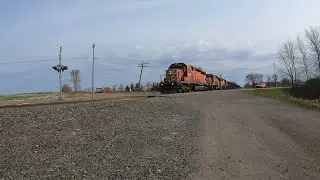 Multimark SD40 duo! EMD leaders! 3 Awesome trains across Eastern Ontario.