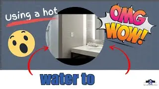 Using a hot water to Remove Wallpaper