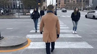 🇺🇸 Downtown CHICAGO Morning Commute Walking Tour | October 31, 2025 | City Sounds 4K