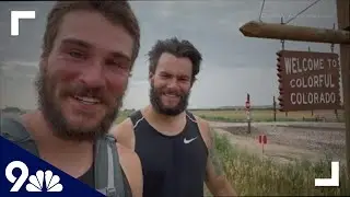 Two brothers from New Jersey stop in Colorado during their cross-country walk across the US