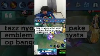 wajib di cobain sih miya emblem fighter#mobilelegends